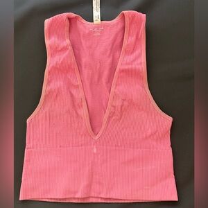 Urban outfitters pink vneck tank top